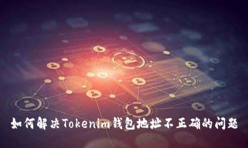 如何解决Tokenim钱包地址不正确的问题