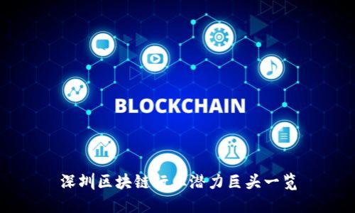 深圳区块链行业潜力巨头一览