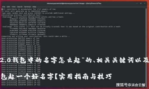 以下是关于“tokenim2.0钱包中的名字怎么起”的、相关关键词以及内容主体大纲的建议：

如何给tokenim2.0钱包起一个好名字？实用指南与技巧