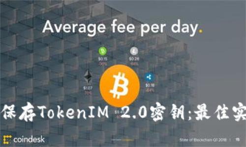 如何安全保存TokenIM 2.0密钥：最佳实践与技巧