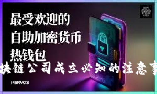 区块链公司成立必知的注意事项