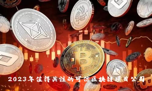 2023年值得关注的可信区块链项目公司