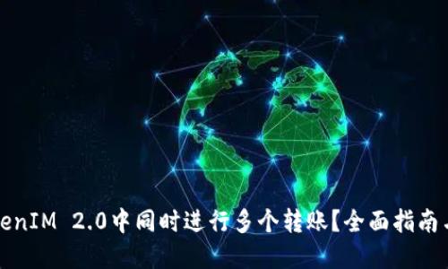 如何在TokenIM 2.0中同时进行多个转账？全面指南与实用技巧