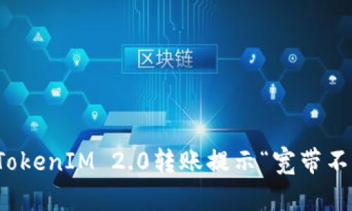 如何解决TokenIM 2.0转账提示“宽带不足”的问题