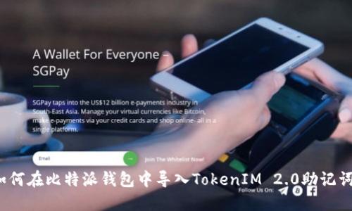 如何在比特派钱包中导入TokenIM 2.0助记词？