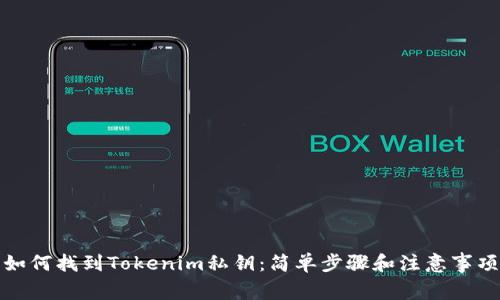 如何找到Tokenim私钥：简单步骤和注意事项