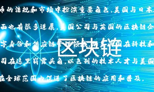 在美国区块链领域，与其他国家的合作和技术交流日益频繁，许多国家在区块链技术的发展和应用方面表现积极。以下是一些在美国区块链行业具有重要影响的国家：

1. **中国**：中国在区块链技术的研究和应用方面处于领先地位，尤其是在数字货币和供应链管理中。尽管政策环境复杂，但中国的区块链企业与美国公司之间有着诸多合作。

2. **瑞士**：瑞士被誉为“区块链之国”，许多区块链初创公司在这里成立，特别是在达沃斯和苏黎世等金融中心。瑞士的监管框架相对宽松，吸引了大量区块链项目与美国的金融科技公司合作。

3. **新加坡**：新加坡政府积极支持区块链技术的发展，创造了良好的商业环境和法律框架。许多美国区块链企业选择在新加坡成立或者开展业务，利用其独特的地理和政策优势。

4. **日本**：日本是区块链技术的早期 adopters之一，特别是在加密货币的法规和市场中扮演重要角色。美国与日本在区块链和金融科技领域有着紧密的关系。

5. **英国**：作为全球金融中心之一，英国在区块链技术的研发和应用方面也有很多进展。美国公司与英国的区块链企业之间的合作日益增多，尤其是在金融和保险行业。

6. **加拿大**：加拿大在区块链技术的应用方面也表现活跃，尤其是在数字身份和供应链管理领域。加美两国在科技和理念上有许多相似之处，导致区块链合作日益深化。

7. **以色列**：以色列以其创新的科技生态系统著称，许多区块链初创公司在这里崭露头角。以色列的技术人才与美国的投资资金形成了有效的结合，促进了两国在区块链领域的合作。

这些国家在区块链技术的推动下，不仅与美国保持着密切的商业联系，也在全球范围内促进了区块链的应用和普及。