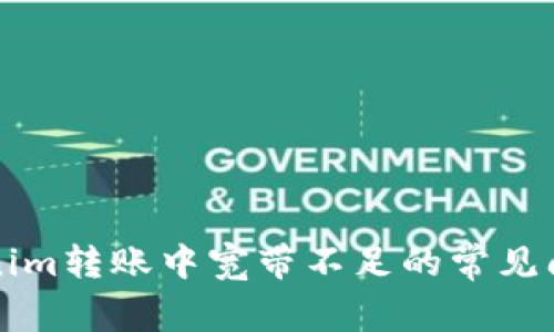 解决Tokenim转账中宽带不足的常见问题与技巧