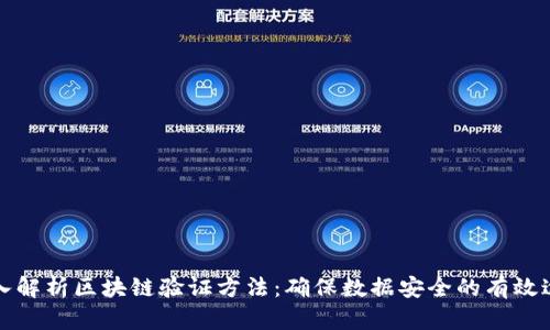 深入解析区块链验证方法：确保数据安全的有效途径