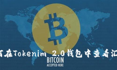 如何在Tokenim 2.0钱包中查看汇率？